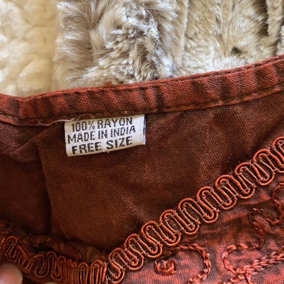 BoHo hippie crop top. - Picture 2 of 3